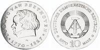 Deutschland - DDR 10 Mark Silber Ludwig von Beethoven -
