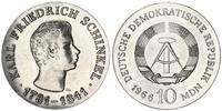 Deutschland - DDR 10 Mark Silber Karl Friedrich Schinkel -