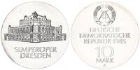 Deutschland - DDR 10 Mark Silber Semperoper Dresden -