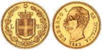 Italien 20 Lire Gold König Umberto I -