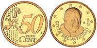Vatikan 50 Cent Kursmünze Papst Benedikt XVI. -