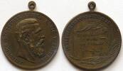 tragbare Bronzemedaille 1888 Brandenburg-Preußen Friedrich III., auf seinen Tod kl. Fleck, sehr schön+
