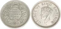 Indien 1 Rupie Silber Großbritannien GB Georg VI. -