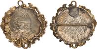 Kaiserreich - Preußen 2 Mark Silber patriotische Brosche Kaiser Wilhelm II. Jubiläum Friedrich I. 200 Jahre -
