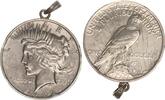 USA 1 Dollar Peace Patriotischer Anhänger -