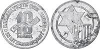 Deutschland / Polen / Getto Litzmannstadt 10 Mark (mit Echtheitszertifikat) Aluminium 2,66g aus dem New Yorker Lot -