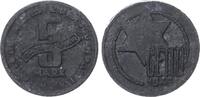 Deutschland / Polen / Getto Litzmannstadt 5 Mark (mit Echtheitszertifikat) 1,11 g MAGNESIUM !!! aus dem New Yorker Lot -
