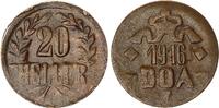 Kolonien / Deutsch-Ostafrika 20 Heller DOA J.727 b Messing -