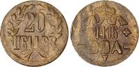 Kolonien / Deutsch-Ostafrika 20 Heller DOA J.727 b Messing -