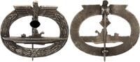 3. Reich Orden U-Boots-Kriegsabzeichen frühe Nachkriegsfertigung Herst. Karneth -