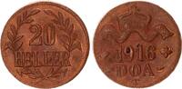 Kolonien Deutsch-Ostafrika 20 Heller DOA Reinkupfer 55 MS/N J.724a -