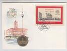 Deutschland / DDR 5 Mark „Rotes Rathaus" Numisbrief „Rotes Rathaus“ – DDR 1987, 5-Mark-Gedenkmünze -