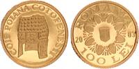 Rumänien 100 Lei Goldhelm von Poiana Coţofeneşti 1/25 Unze Gold -
