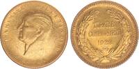 Türkei 25 Kuruş Gold Atatürk -