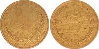 Türkei 100 Piaster/Kurush Mohammed V (1909-1918), Gold -