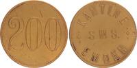 200 Pfennig ca. 1905 Kolonien / China / Kiautschou Schiffsgeld der SMS Emden seltenes Numinal ss, kl. Kratzer