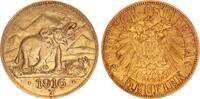 Deutsch Ostafrika 15 Rupien Gold DOA Elefant -