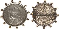 Kaiserreich - Preußen 2 Mark Silber patriotische Brosche Kaiser Wilhelm II. Jubiläum Friedrich I. 200 Jahre -