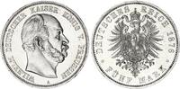 Kaiserreich / Preußen 5 Mark Silber 1876 A Kaiser Wilhelm I. vz-st/fast st 845.28 £  +  17.30 £ shipping