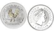 Australien 1 Dollar Silber 2005 Lunar Serie 1 Jahr des Hahnes Stempelglanz 73.69 £  +  17.30 £ shipping