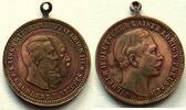 Brandenburg-Preußen Bronzemedaille auf Kaiser Wilhelm I., Friedrich III., Wilhelm II. -