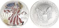 USA 1 Dollar American Eagle Liberty 1oz Silber Coloriert Herbst -