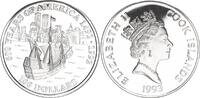 Cook Islands 100 Dollar Silber 500-jähriges Jubiläum - Entdeckung Amerikas, Mayflower -