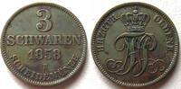 Oldenburg Cu 3 Pfennig Nicolaus Friedrich Peter (1853-1900) -