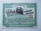 USA, Amerika alte Aktie Wabash Railroad Company, Eisenbahn, Lockabbildung -