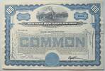USA, Amerika alte Aktie Western Maryland Railway, Eisenbahn -