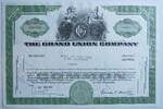 USA, Amerika alte Aktie The Grand Union Company -