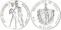 Kuba 10 Pesos Silber XXV. Olympische Sommerspiele, Barcelona 1992 - Basketball -