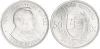 Slowakei 50 Kronen Silber 5 Jahre der Slowakischen Republik -