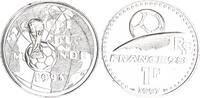 Frankreich 1 Franken Silber FIFA Fußball-Weltmeisterschaft 1998 -