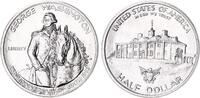 USA 1/2 Dollar Silber 250. Geburtstag von George Washington -