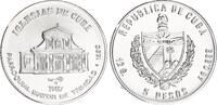 Kuba 5 Pesos Silber Kirchen Kubas - Kirche der Heiligen Dreifaltigkeit, Trinidad Auflage 2.500!!! -