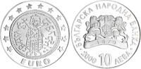 Bulgarien 10 Lewa Silber Assoziation mit der EU -