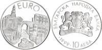 Bulgarien 10 Leva Silber Euro -