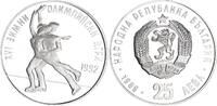 Bulgarien 25 Leva Silber XVI. Olympische Winterspiele 1992 -
