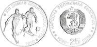 Bulgarien 25 Leva Silber XVI. Olympische Winterspiele 1992 -