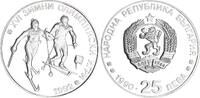 Bulgarien 25 Leva Silber XVI. Olympische Winterspiele 1992 -