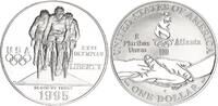 USA 1 Dollar Silber XXVI. Olympische Sommerspiele, Atlanta 1996 - Radrennen -