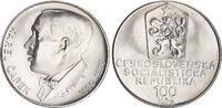 Tschechoslowakei 100 Kronen Silber 100. Geburtstag von Karel Čapek -