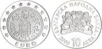 Bulgarien 10 Lewa Silber Assoziation mit der EU -