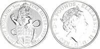 England 5 Pfund 2oz Silber Tiere der Königin - Der Löwe von England -