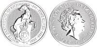 England 5 Pfund 2oz Silber Die Bestien der Königin - Weißer Windhund von Richmond -