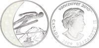 Kanada 25 Dollars Silber XXI. Olympischen Winterspiele, Vancouver 2010 - Skispringen -