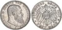 Kaiserreich - Württemberg 5 Mark Silber Wilhelm II. -