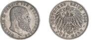 Kaiserreich - Württemberg 5 Mark Silber Wilhelm II. -