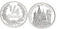 Russland 1/4oz Silbermedaille -